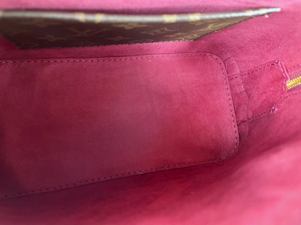 ルイヴィトンバッグ素材ディテール